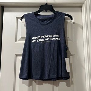NWT “Good People are my Kind of People” Spiritual Gangster crop